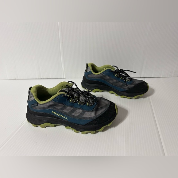Merrell Moab speed low waterproof hiking shoes kids boys size 3 M - Picture 1 of 10